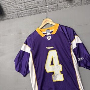 Minnesota Vikings Reebok Brett Favre Purple OnField Football Jersey Size Small